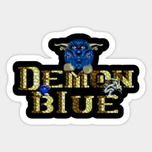 Demon Blue Sticker